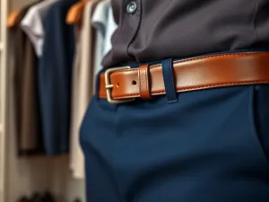 Jaki pasek do granatowych spodni wybrać? Praktyczny przewodnik