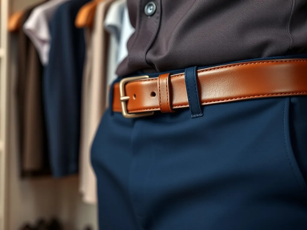 Jaki pasek do granatowych spodni wybrać? Praktyczny przewodnik