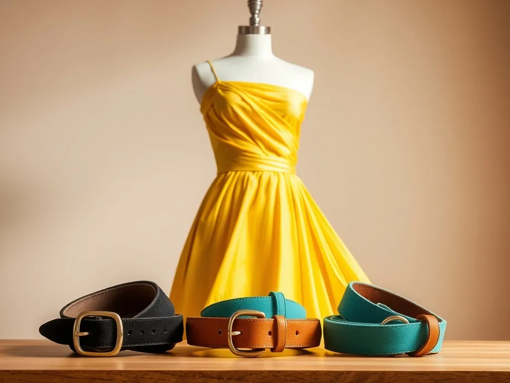 Jaki pasek do żółtej sukienki? Sprawdź nasze propozycje!