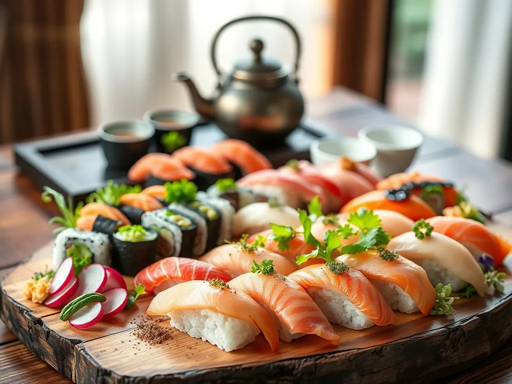 Jak udekorować sushi na talerzu? Praktyczne porady i inspiracje