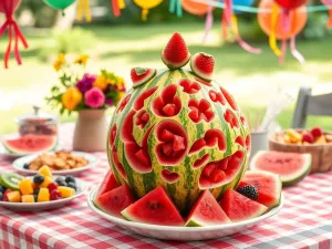 Jak udekorować arbuz na przyjęcie? Pomysły i inspiracje