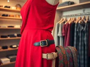 Jaki pasek do czerwonej sukienki wybrać, by wyglądać stylowo?