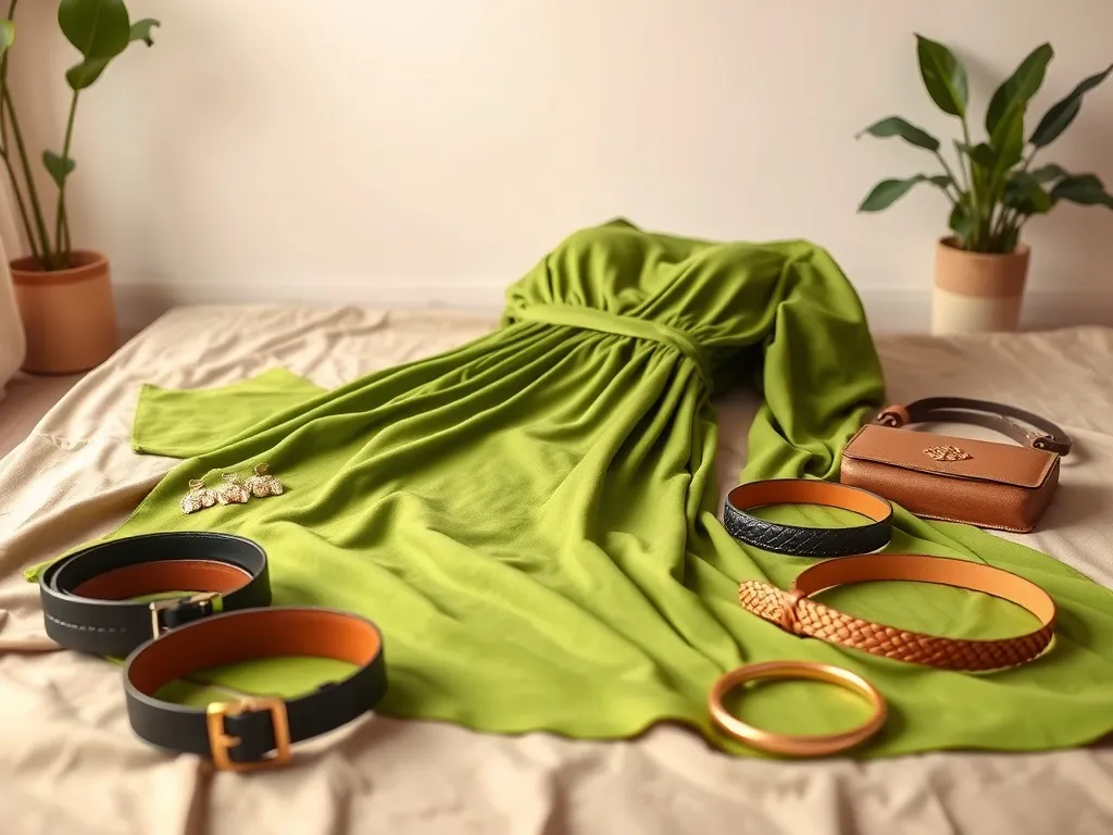 Jaki pasek do zielonej sukienki wybrać na różne okazje?